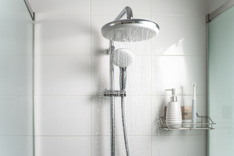 Shower with Large Rain Shower Head